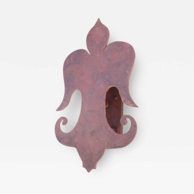  ADG Lighting Fleur De Lis Sconce Water Jet Cut Light Fixture