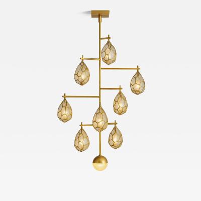  ADG Lighting Geometrical eggs nest chandelier Gerald olesker original
