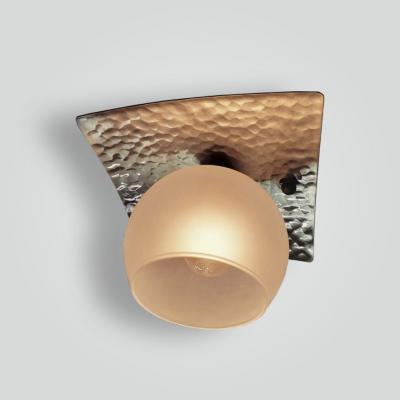  ADG Lighting Hammered stainless mid century Gerald Olesker Original Pasadena Showcase 2