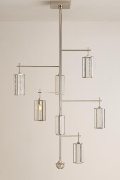  ADG Lighting Hectagon chandelier Gerald Olesker Original