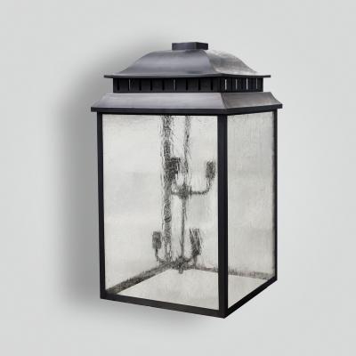  ADG Lighting Large Traditional Hanging Lantern With Tiered Lights