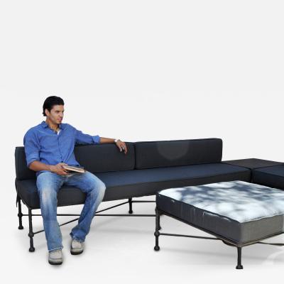  ADG Lighting Low Back Sofa Series Modern Twister to Classic Iron Furniture