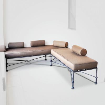 ADG Lighting Low back Sofa Series Modern Twist to Classic Iron Furniture