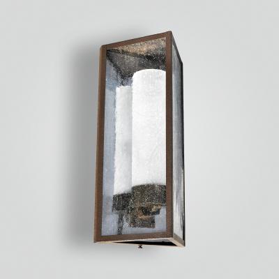  ADG Lighting Mirrored Back Triangle Lantern Heavy Seedy