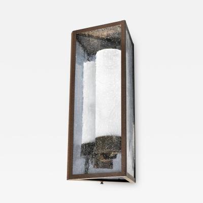  ADG Lighting Mirrored Back Triangle Lantern Heavy Seedy