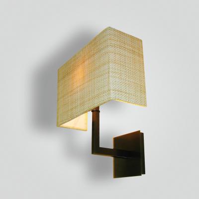  ADG Lighting Oceanna Sconce Raffia Shade