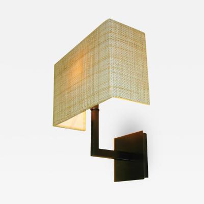  ADG Lighting Oceanna Sconce Raffia Shade