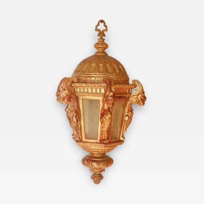 ADG Lighting Reproduction Gargoyle wood lantern