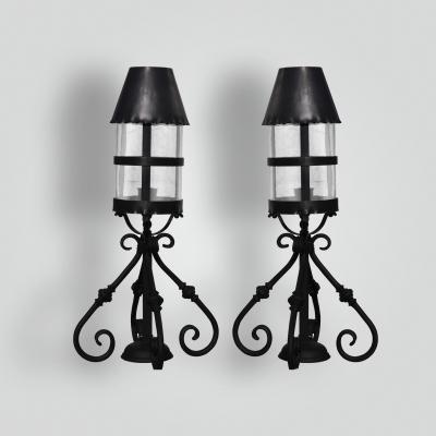 ADG Lighting Revival lantern beverly hills pilaster lantern