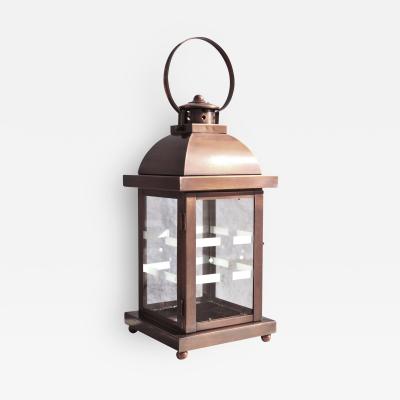  ADG Lighting Rex lantern with etched glass pattern