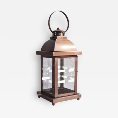  ADG Lighting Rex lantern with etched glass pattern