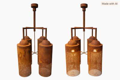  ADG Lighting Rusty exterior pendants