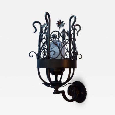  ADG Lighting Scroll and flower torchiere wall sconce