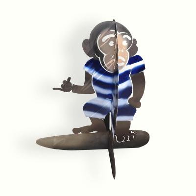  ADG Lighting Surf Monkey Water Jet Cut with Painted Board Shorts