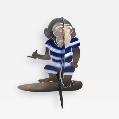  ADG Lighting Surf Monkey Water Jet Cut with Painted Board Shorts