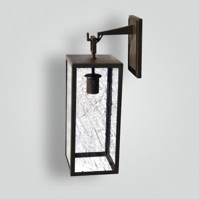  ADG Lighting Transitional Lantern Contemporary Brass Lantern Oil Bronze Finish