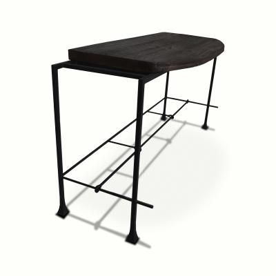  ADG Lighting Washington Console Table Reclaimed Lumber Wrought Iron Console