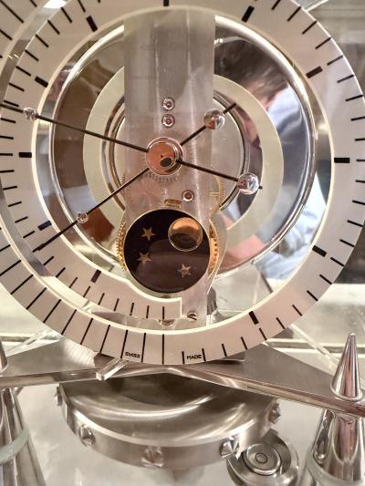  AEG Atmos Clock Cal 548 Atlantis Moon Phase by Jaeger Lecoultre for AEG