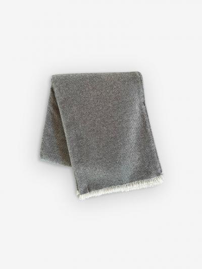  ALONPI EASY PLAID THROW WITH STITCHED EDGING