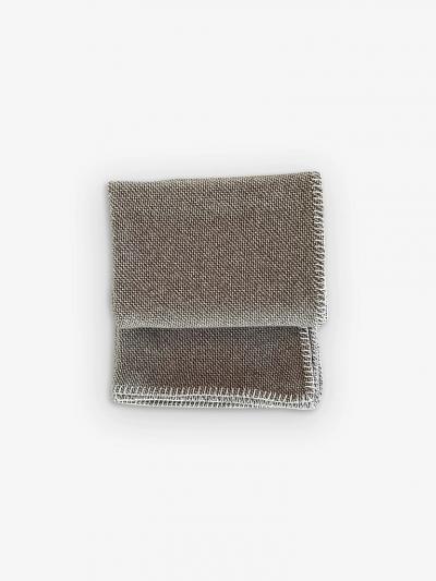  ALONPI THEOBIS PLAID THROW WITH STITCHING