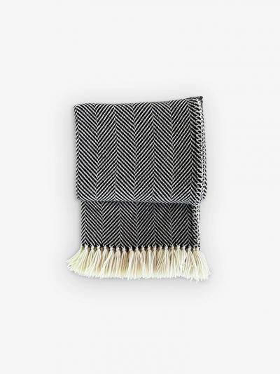  ALONPI TOLOSA PLAID CHEVRON THROW