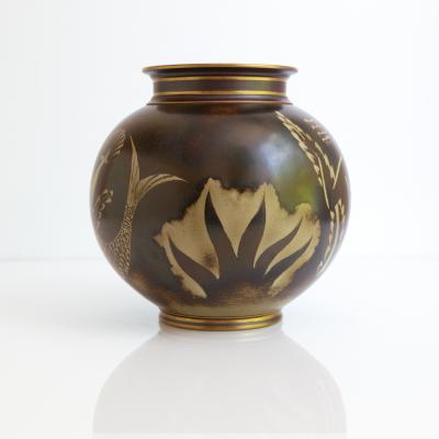  ALP Lidk ping GUNNAR NYLUND SWEDISH ART DECO FLAMBE VASE FOR A L P 1930