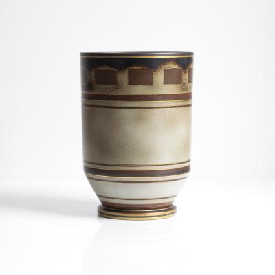  ALP Lidk ping GUNNAR NYLUNG FLAMBE CYLINDER VASE ALP SWEDEN 1930S