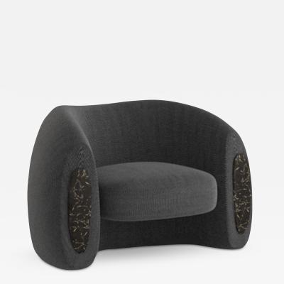  ALTER EGO STUDIO Armchair Stone Obsidian by Alter Ego Studio