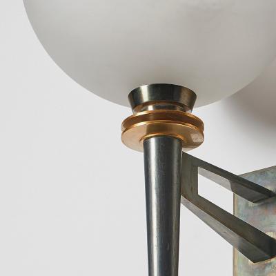  ANDR LEON ARBUS AN IMPORTANT PAIR OF FRENCH WALL APPLIQUES LIGHTS