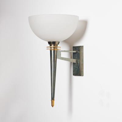  ANDR LEON ARBUS AN IMPORTANT SET OF FOUR FRENCH WALL APPLIQUES LIGHTS