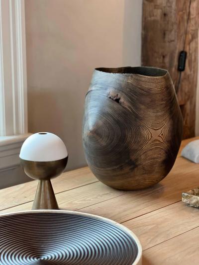  APPARATUS BRASS AND CERAMIC CENSER