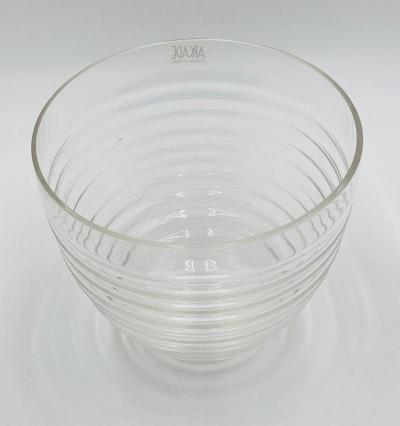  ARCADE MURANO Murano Glass Bowl by Roberto Faccioli for Arcade Italy