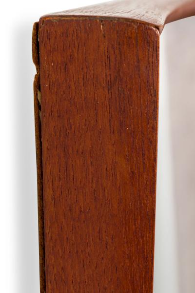  Ab Glas Tr AB Glas and Tr Swedish Mid Century Tall Teak Framed Entry Mirror