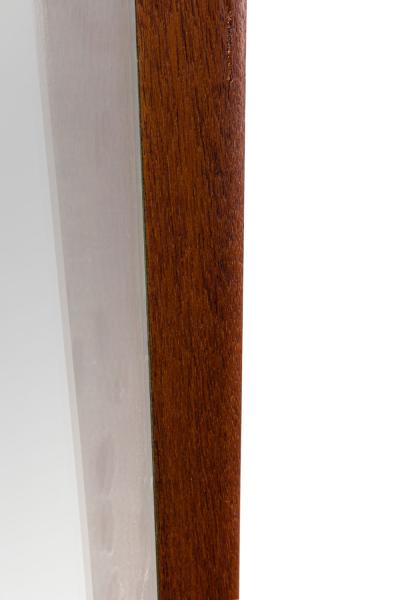  Ab Glas Tr AB Glas and Tr Swedish Mid Century Tall Teak Framed Entry Mirror