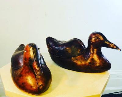  Abercrombie Fitch Pair of Leather Ducks by Abercrombie Fitch