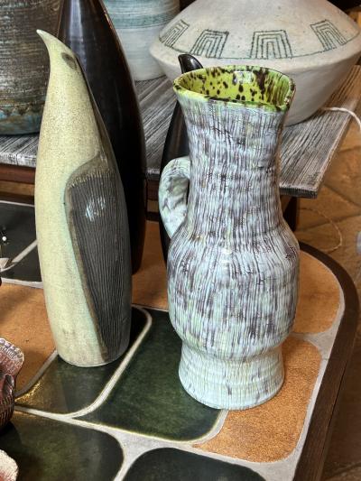  Accolay Pottery Ceramic Pichet by Accolay France 1960s
