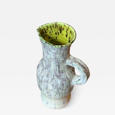  Accolay Pottery Ceramic Pichet by Accolay France 1960s