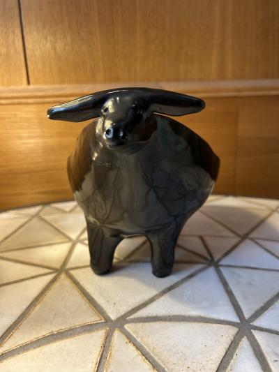  Accolay Pottery Ceramic Vide Poche by Accolay Modern Design France 1960s