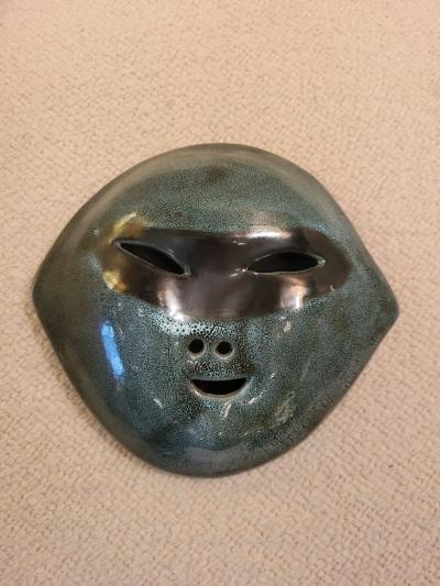  Accolay Pottery Ceramic mask by Accolay France between 1947 and 1983
