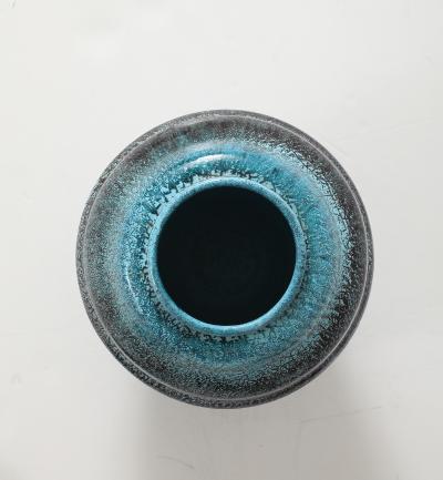 Accolay Pottery LArge Accolay Speckled Turquoise Vessel