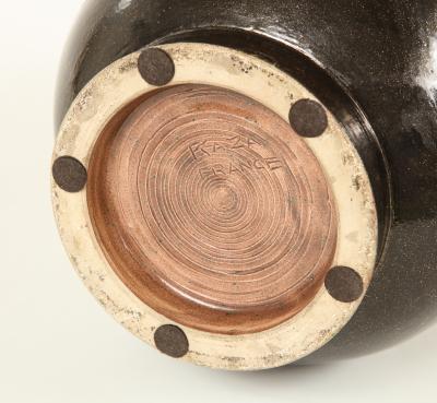  Accolay Pottery MONUMENTAL METALLIC PITCHER BY ACCOLAY