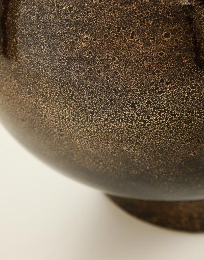  Accolay Pottery MONUMENTAL METALLIC PITCHER BY ACCOLAY