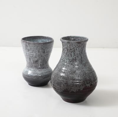 Accolay Pottery Pair of Accolay Pottery Vases