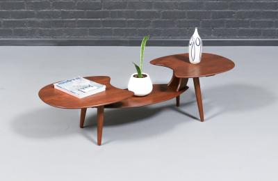  Ace Hi California Modern Floating Top Tier Coffee Table by Ace Hi