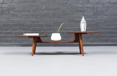  Ace Hi California Modern Floating Top Tier Coffee Table by Ace Hi