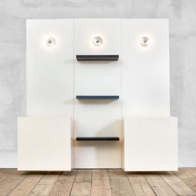  Acerbis International Roberto Monsani Lighting Bookcase mod Life for Acerbis 70s