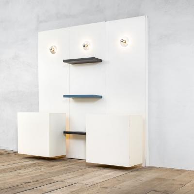  Acerbis International Roberto Monsani Lighting Bookcase mod Life for Acerbis 70s