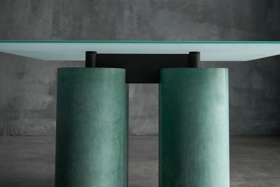  Acerbis International Serenissimo Dining Table by Lella Massimo Vignelli for Acerbis Italy 1970s