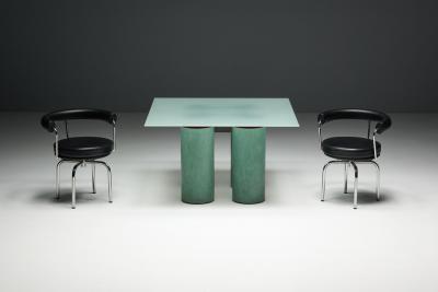  Acerbis International Serenissimo Dining Table by Lella Massimo Vignelli for Acerbis Italy 1970s