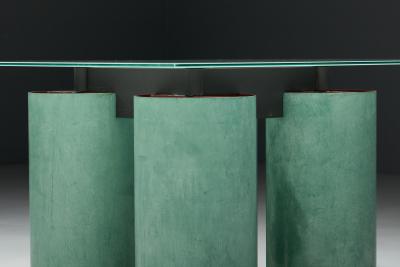  Acerbis International Serenissimo Dining Table by Lella Massimo Vignelli for Acerbis Italy 1970s